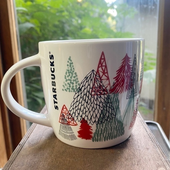 STARBUCKS 2017 Holiday Mug Trees 14 oz - Picture 1 of 4